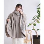 「utatane」 ポンチョコート FREE ブラウン レディース