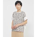 tシャツ 「ウォッシャブル」パンサードットプリントカットソー レディース