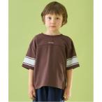 tシャツ 「前後どちらでもOK!」「カイテキ天竺」ラインプリントTシャツ キッズ 子供服 男の子