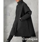 「antiqua」 コート ONESIZE ブラック レディース