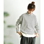 「soulberry」 タートルネックニット M キナリ レディース