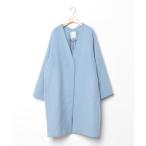 [JEANASIS] no color пальто FREE голубой женский 