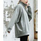 「zootie」 スウェットカットソー M グレイッシュブルー レディース