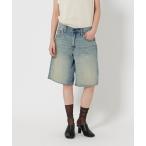 ジーンズ デニム デニムパンツ 「Levis」BAGGY DAD デニム ハーフパンツ レディース