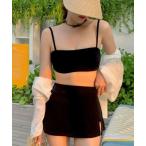  купальный костюм [3 позиций комплект ] велюр style частота u юбка имеется бикини купальный костюм женский 