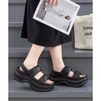 サンダル 2WAY バックストラップ付き EVA 厚底 サンダル レディース