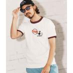 tシャツ mt9669-middle onz S-S ringer t-shirts (77rabbit) Tシャツ メンズ