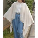 レインコート カッパ バラ釦付UVイレヘムポンチョ レディース