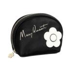 ポーチ マリークワント mary quant サインロゴデイジーパッチ ラウンドポーチ レディース