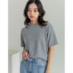 tシャツ コットンブレンドボーダーor花柄Ｔシャツ レディース