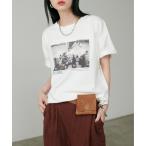 tシャツ 「LARUTA」ロゴ×photoT「サスティナブル企画」 レディース