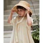 帽子 ハット ラフィアバケットハット キッズ 子供 男の子 女の子
