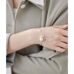 バングル 「インフルエンサーuchida企画/スターリングシルバー」バロックパールバングル レディース