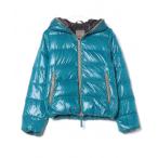 「DUVETICA」 ダウンジャケット 38 ブルー レディース