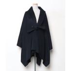 ショッピングポンチョ 「NANO universe」 ポンチョ 38 ネイビー レディース