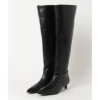 ショッピングロングブーツ 「EMMEL REFINES」 ロングブーツ M ブラック レディース