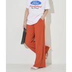 パンツ 限定展開 セルフカット ワイド イージーパンツ レディース