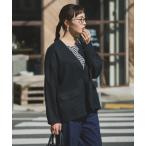 ジャケット ノーカラージャケット 「リネン100%」ノーカラージャケット レディース