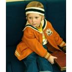 ショッピングスタジャン スタジャン アウター スポーティー刺繍バーシティブルゾン キッズ 子供服 男の子