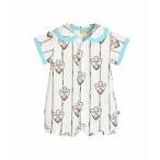 ベビー服 ロンパース ミルクロバーテープラインカバーオール
