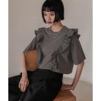 tシャツ ピグメントショートフリルSS 323099 レディース