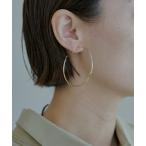 イヤリング シンプルフープイヤリング レディース