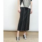 スカート ストライプニットスカート