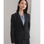 スーツ 「定番的で飽きの来ないデザイン」美しいドレープ性と落ち感が１つボタンテーラードジャケット｜オフィス＆通勤＆入卒＆オケージョン｜ストレッチ・セ