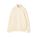 「TOMORROWLAND」 タートルネックニット S ホワイト メンズ