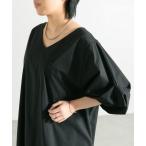 ワンピース 袖タックワンピース「SUM1 STYLE(スミスタイル)」