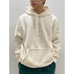 「GAP」 プルオーバーパーカー M アイボリー メンズ