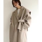 [notch.] Пальто Честерфилд M бежевый женский 