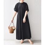 「SHIPS」 半袖ワンピース ONE SIZE ブラック レディース