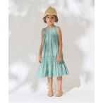 ワンピース シャーリングティアードワンピース キッズ 子供服 女の子