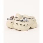 サンダル crocs クロックス BAE REBEL ROSE CLOG ベイ レベル ローズ クロッグ 211532-2Y2 BONE レディース