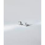 イヤリング シェルカボションスクエアイヤリング レディース