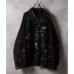 カバーオール HAND PAINTED CHAIN STITCH LOGO COVERALL JACKET / ハンドペイント チェーンステッチ ロゴ