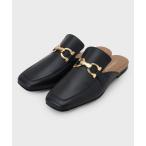 サンダル 「CAMINAND」スクエアトゥ ローファー型ミュール レディース