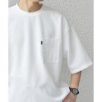tシャツ 「WEB限定」SHIPS any_「吸水速乾」リップル ナイロン ポケット Tシャツ メンズ