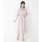 ワンピース フリルボウタイワンピース