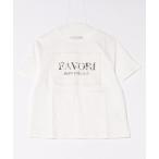 tシャツ レースロゴプリントTシャツ レディース