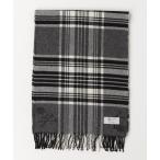 「mastermind JAPAN」 マフラー「Johnstonsコラボ」 - ブラック メンズ