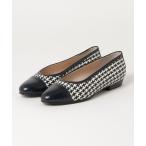「CHANEL」 フラットパンプス 35.5 ブラック レディース