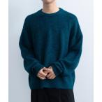 「SINSS」 長袖ニット MEDIUM ターコイズブルー メンズ