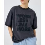 tシャツ SLOGAN BIG Tシャツ レディース