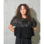 ワンピース 「ANDRESD」swell peplum set up pants dress「スウェルペプラムセットアップドレス」
