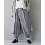 パンツ シャーリングフリル コットンバルーンパンツ レディース