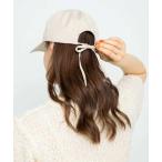 キャップ 帽子 UVCUTバックリボンキャップ レディース