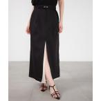 スカート 「2way」フロントスリットタイトスカート｜防シワ