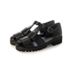 サンダル スクエアトゥグルカサンダル レディース